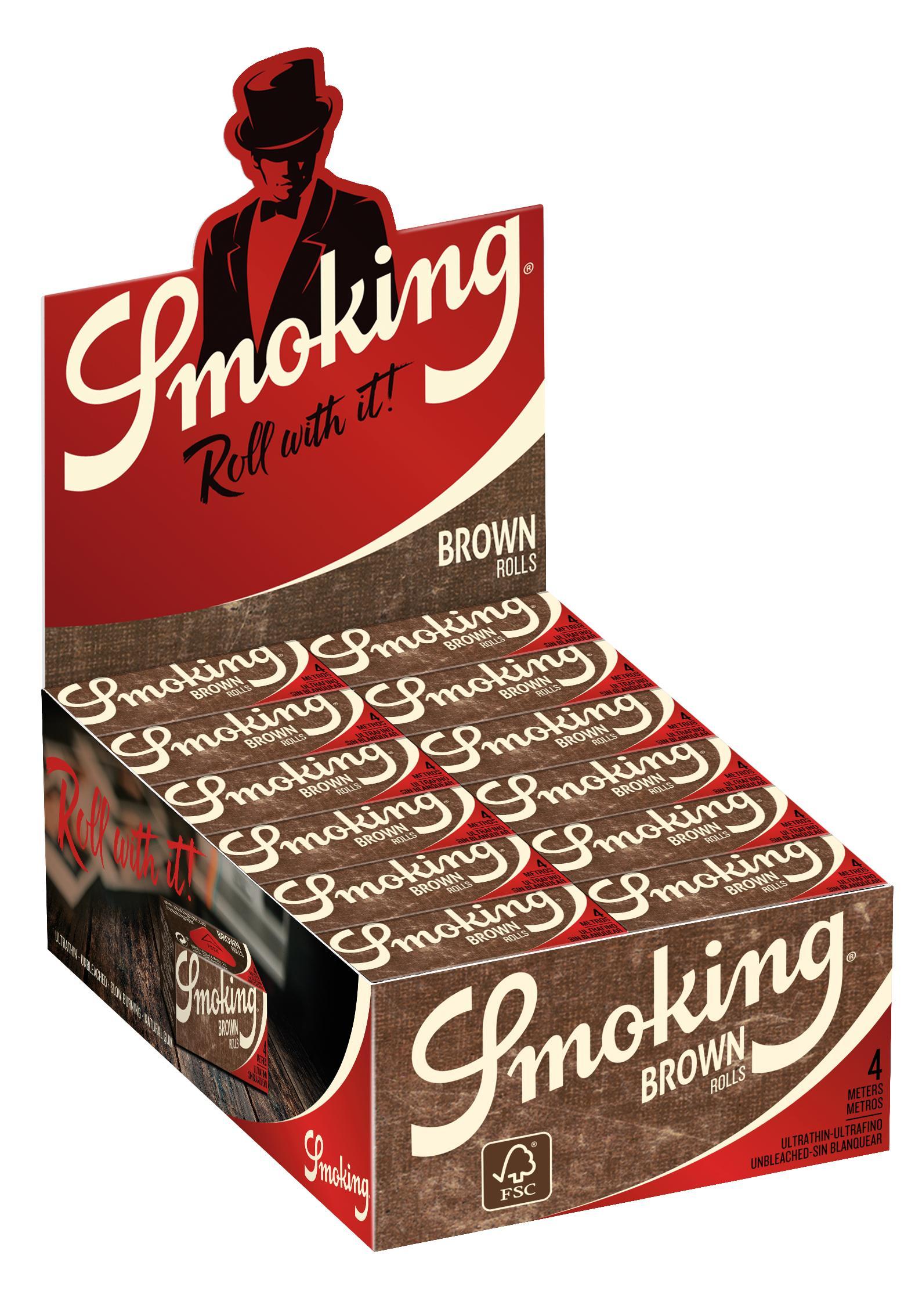 Smoking Rolls Brown 24 Stück