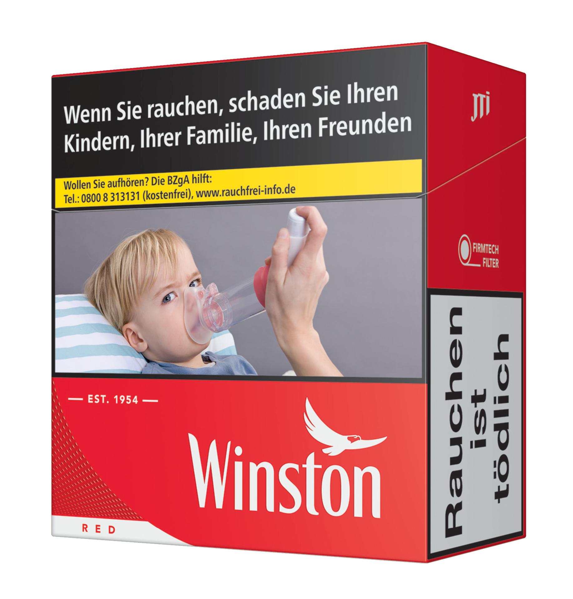 Winston Red 6XL 3 x 58 Zigaretten