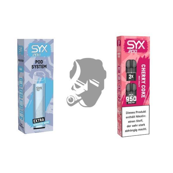 SYX Pod Blue + Cartridge Cherry Coke SYX Pod Blue + Cartridge Cherry Coke