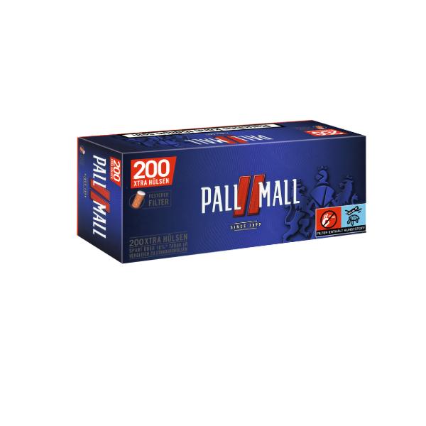 Pall Mall Red Xtra Hülsen 5 x 200 Stück