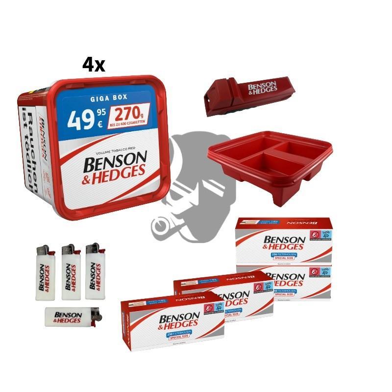 4x Benson & Hedges 270g Tabak 4x Benson & Hedges 270g Tabak