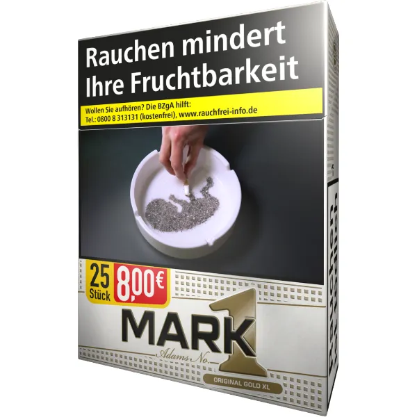 Mark 1 Gold Big Box 8 x 25 Zigaretten