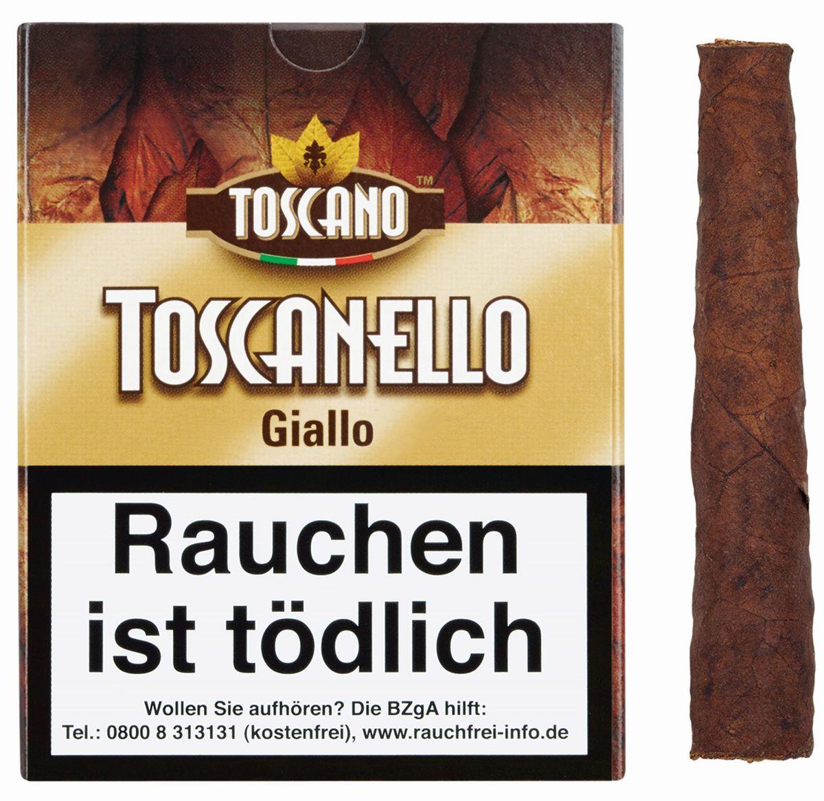 Toscano Toscanello Giallo 10 x 5 Zigarillos