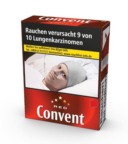 Convent Red Big 8 x 23 Zigaretten Convent Red Big 8 x 23 Zigaretten