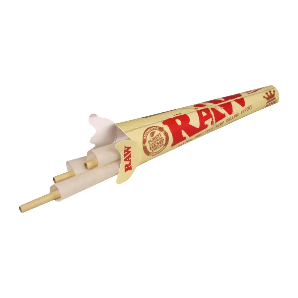 RAW Organic Kingsize Cones ungebleicht 3er
