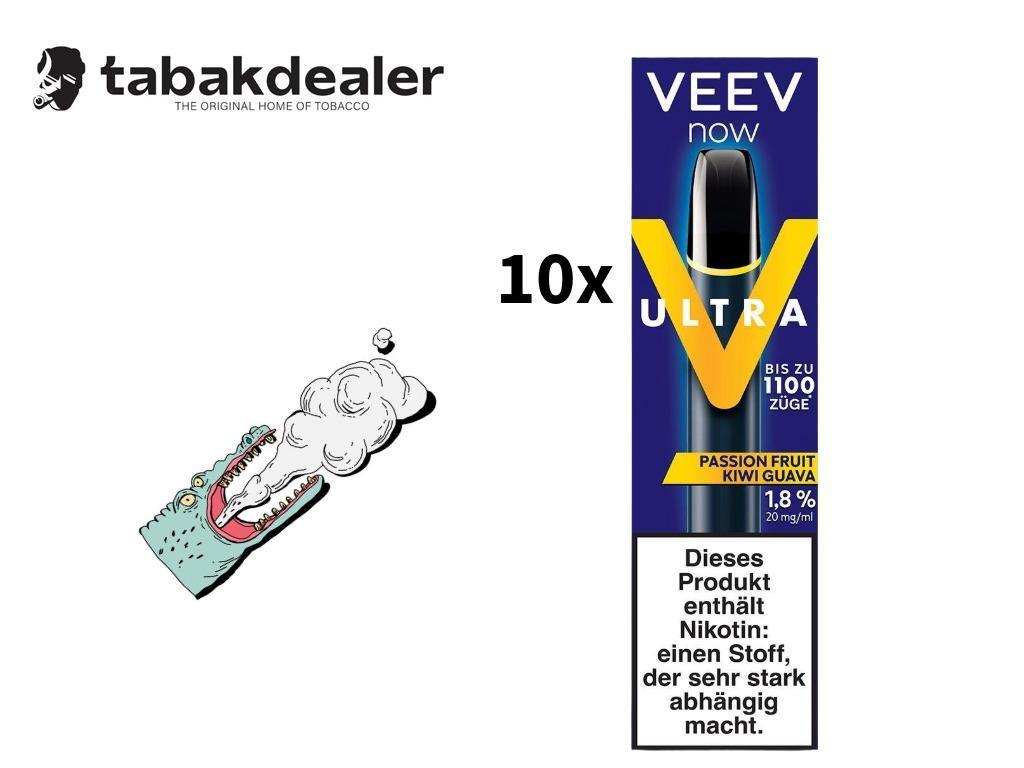 VEEV Now Ultra Passion Fruit Kiwi Guava 10er Bundle 1 x 10 Stück