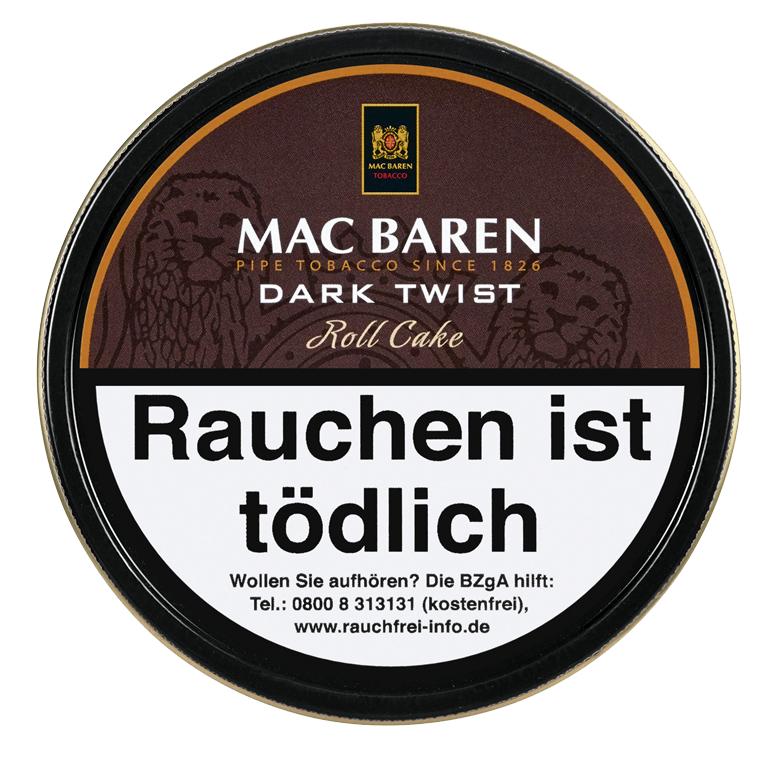 Mac Baren Dark Twist Pfeifentabak 1 x 100g Krüll