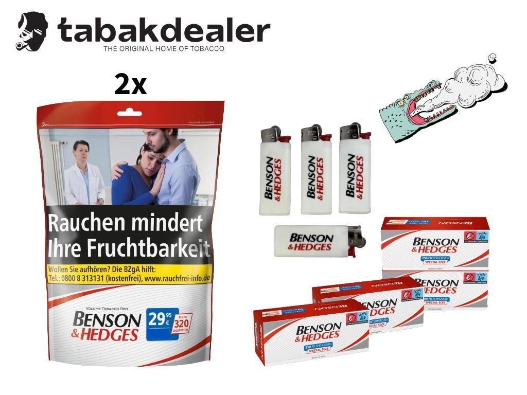 2x Benson & Hedges Volumentabak 135g 