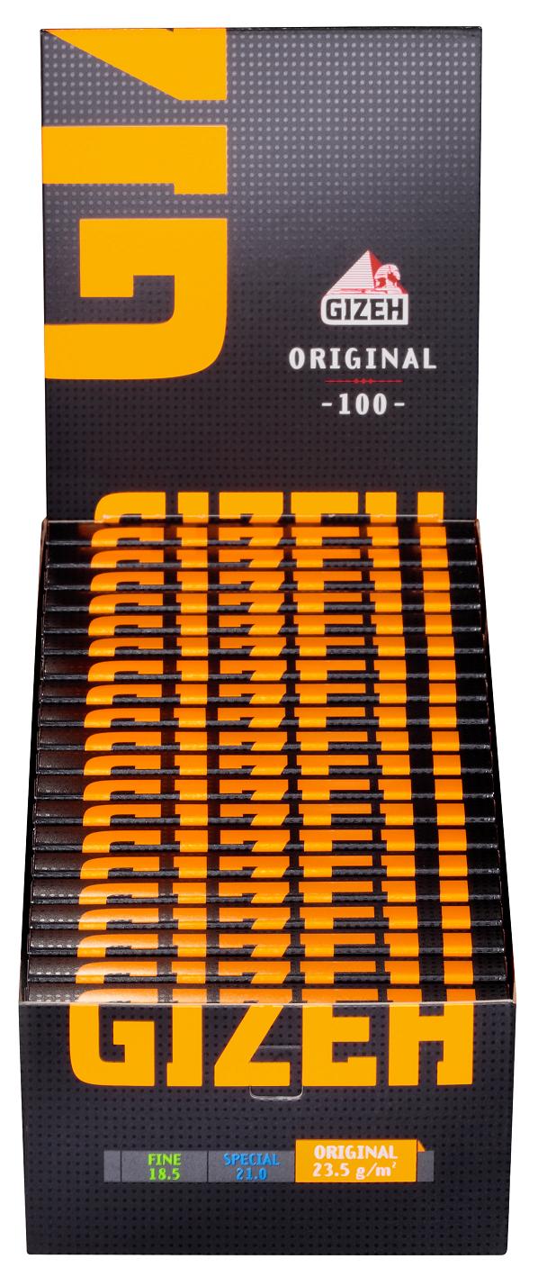 Gizeh Black Original Orange 20 x 100 Blättchen  20 x 100 Blättchen