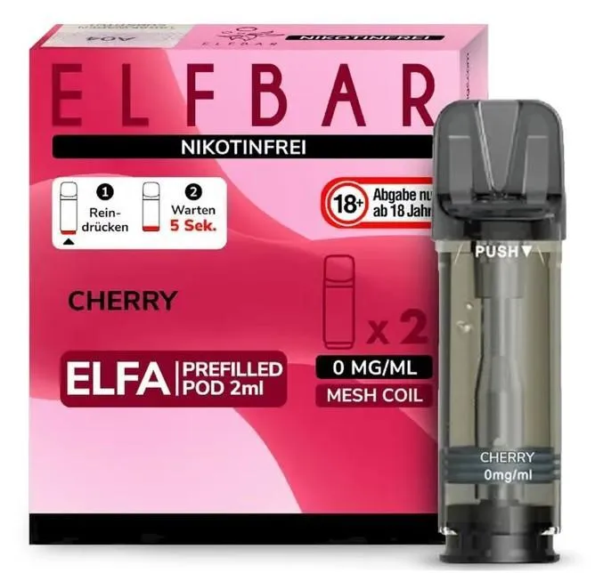 Elfbar Elfa Pod Cherry 0mg/ml