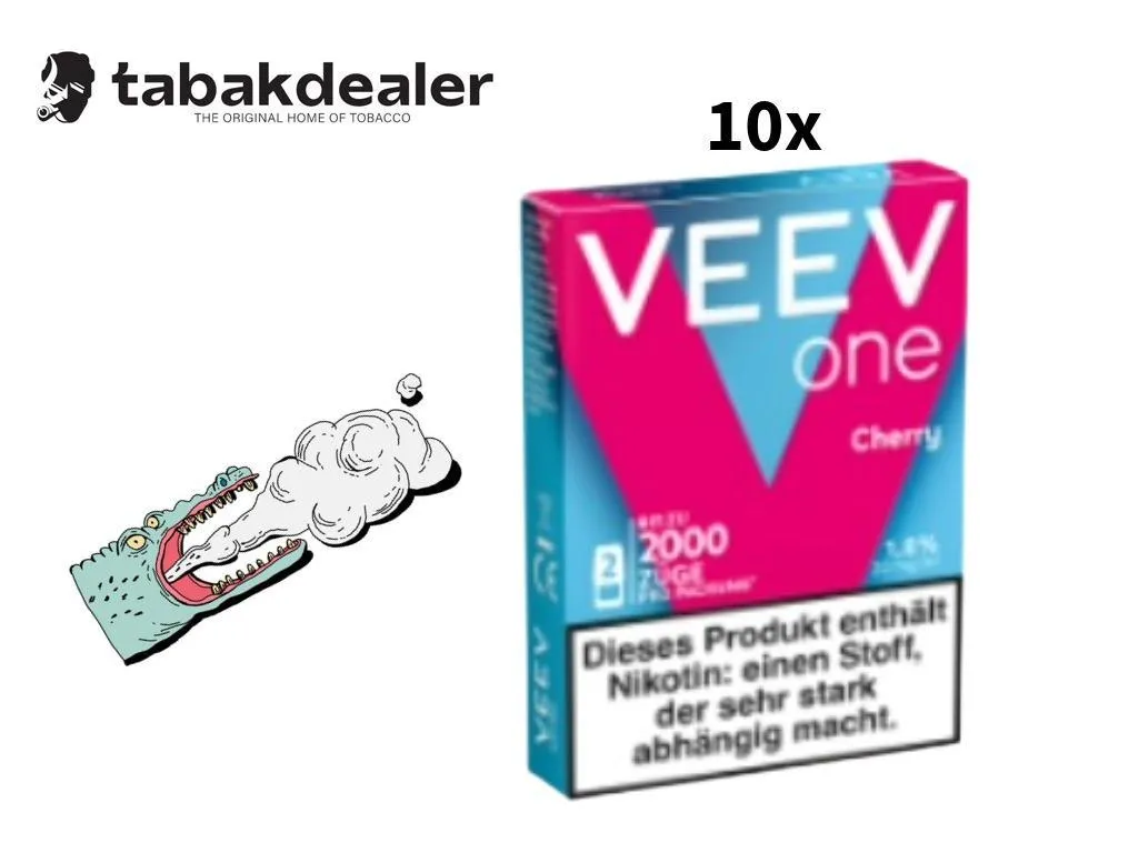 10x Veev One Pod Cherry