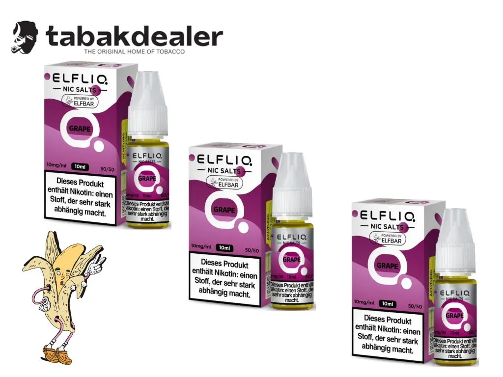 ELFLIQ Grape 10mg/ml 3er 3 x 1 Stück