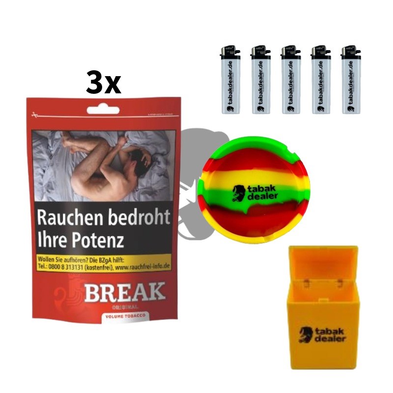 3x Break Original Tabak 115g 3x Break Original Tabak 115g