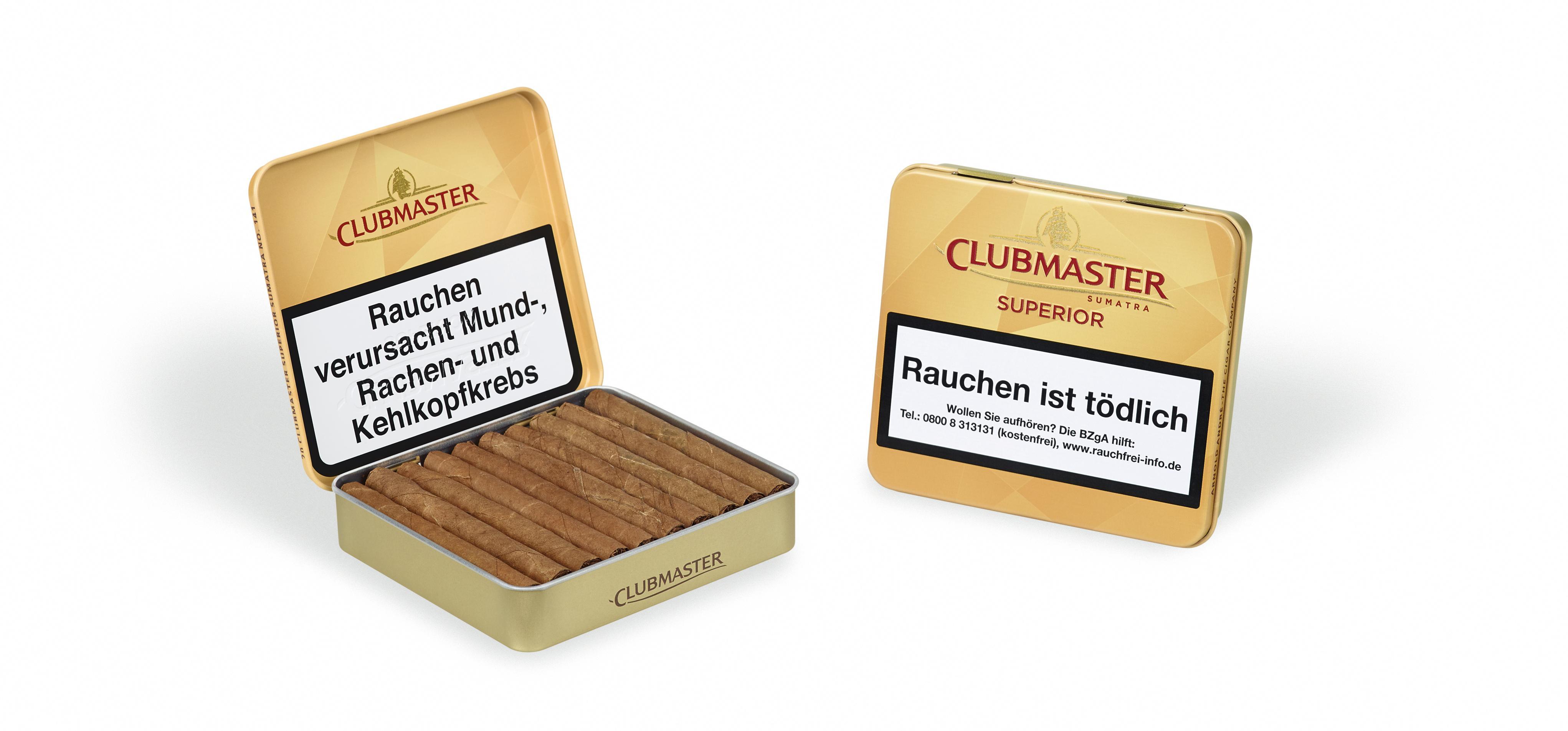 Clubmaster Superior Sumatra No. 141 5 x 20 Zigarillos 20St