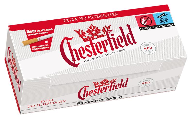 Chesterfield Hülsen Red Extra 4 x 250 Stück 250 St
