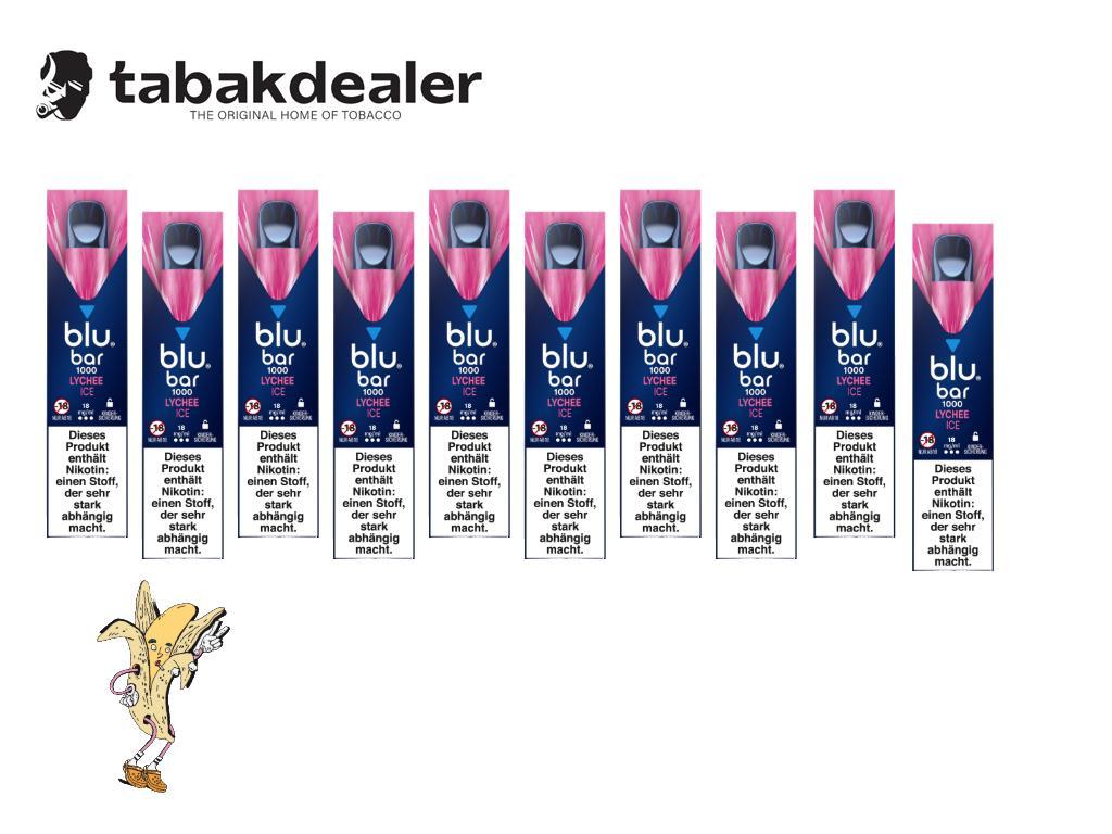 Blu Bar Lychee Ice 18mg/ml 10 Stück