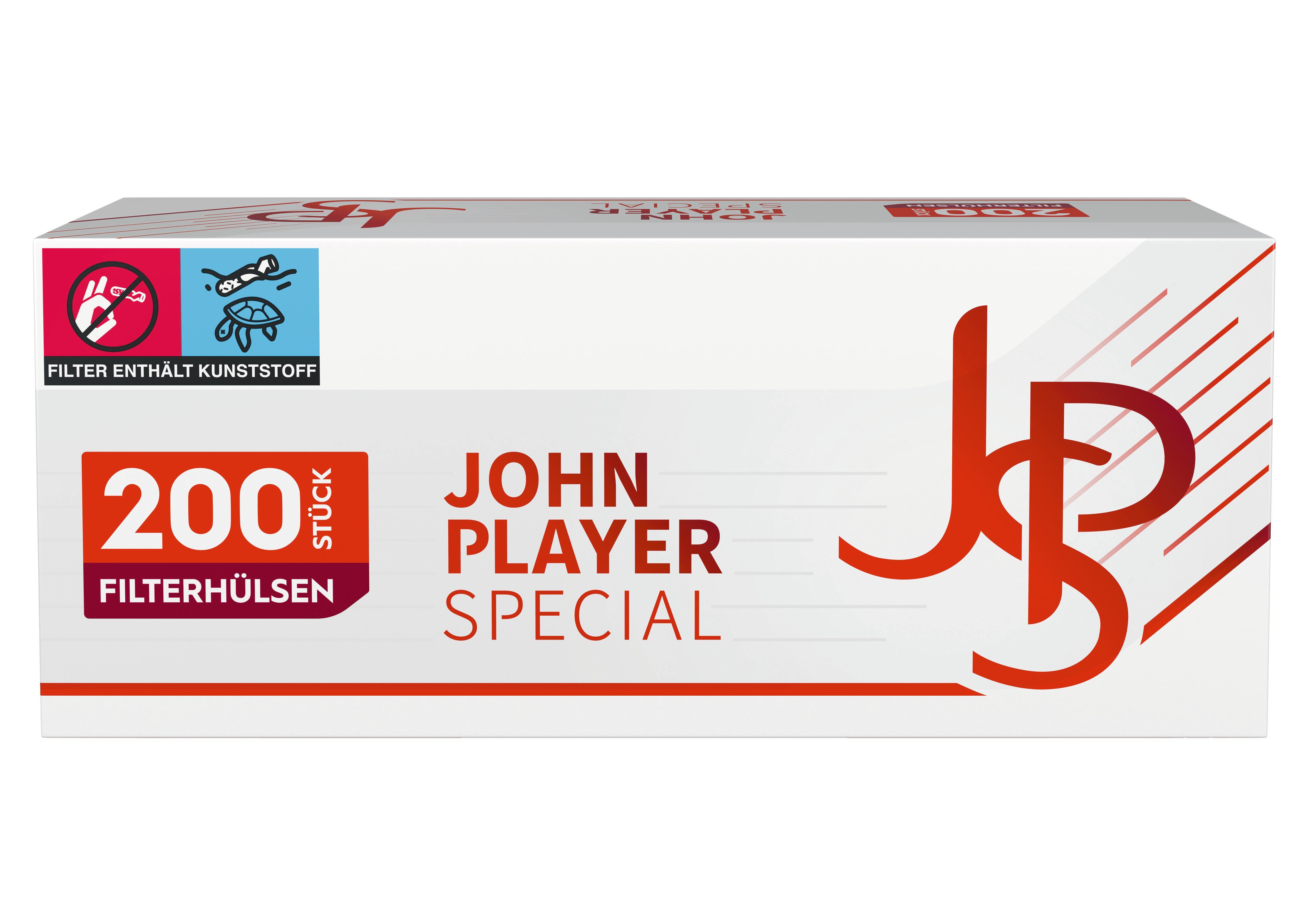 John Player Special Red Hülsen 5 x 200 Stück