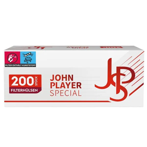 John Player Special Red Hülsen 5 x 200 Stück