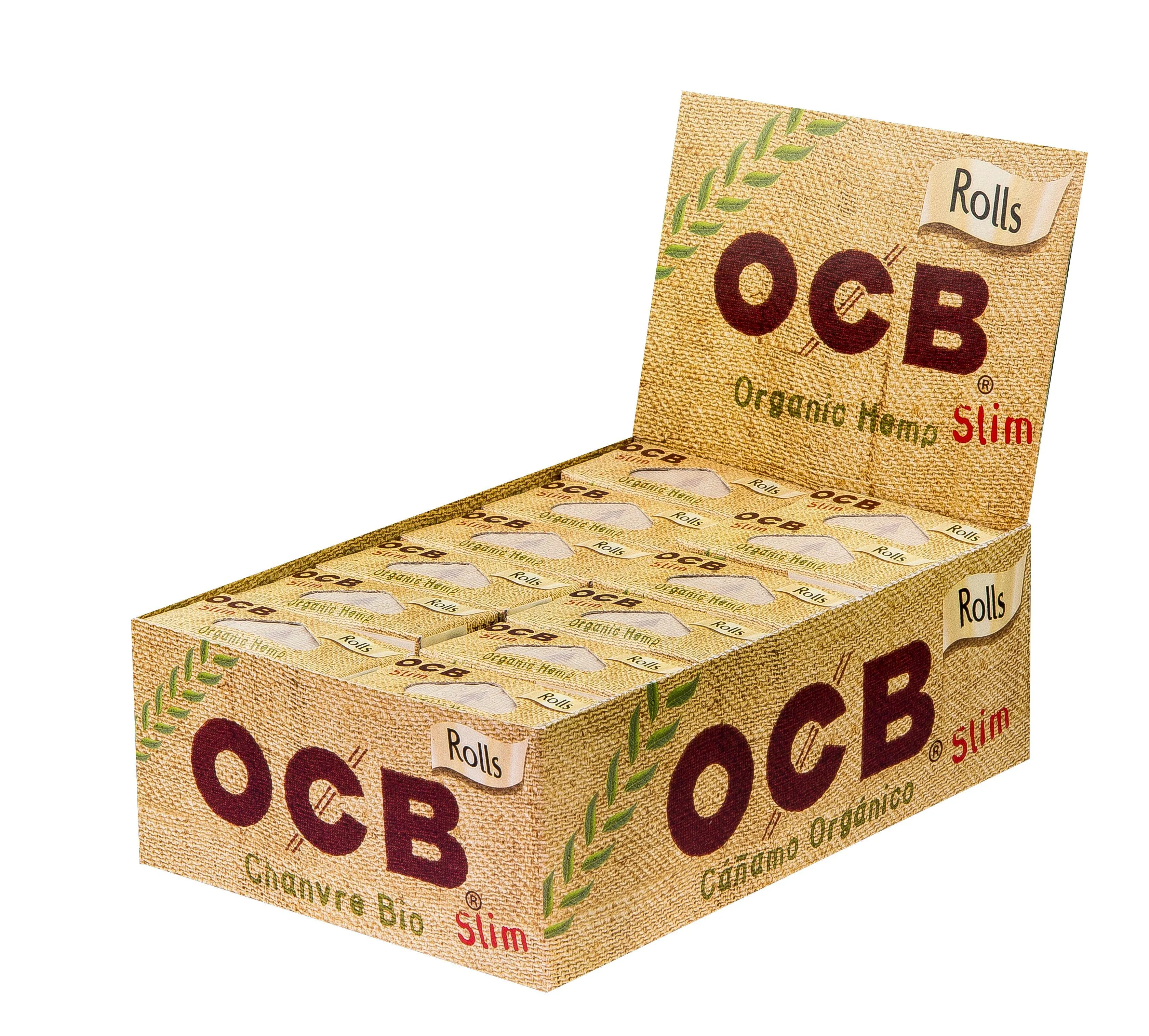OCB Organic Hemp Rolls Slim 24 Stück