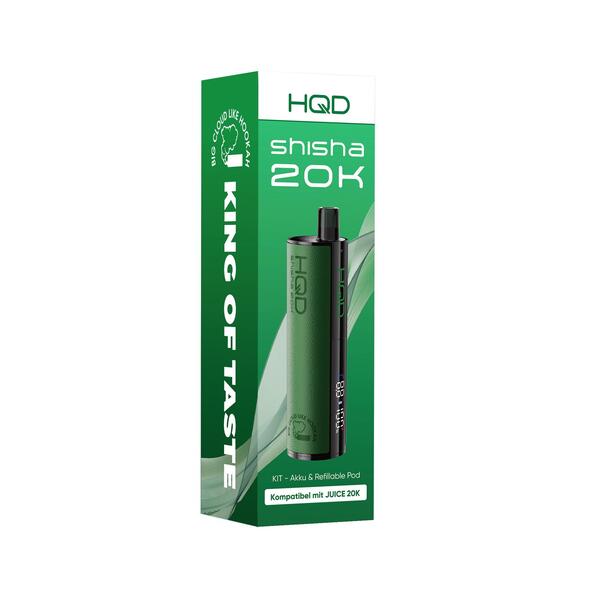 HQD Shisha 20K Kit Grün HQD Shisha 20K Kit Grün