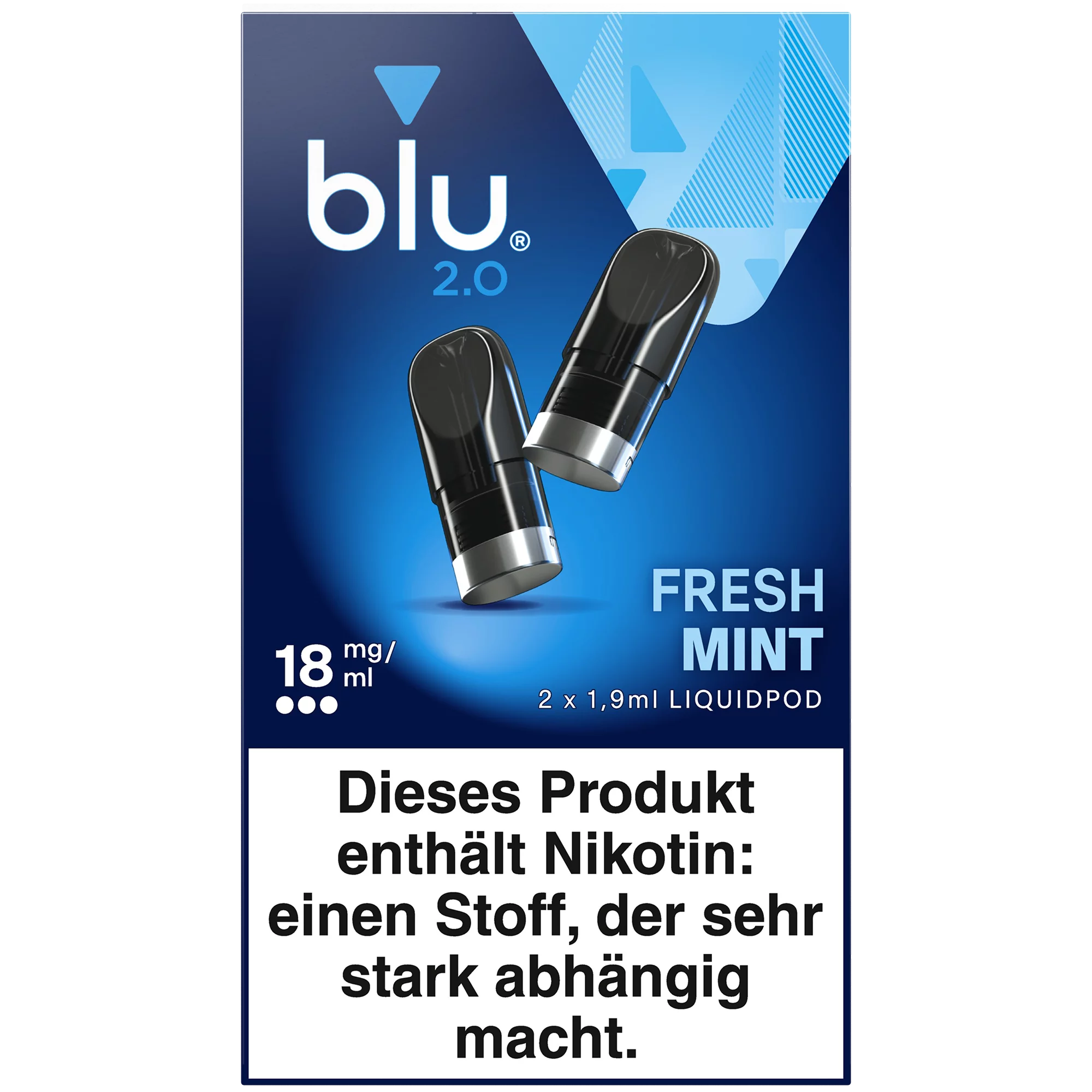 blu 2.0 Liquidpod Fresh Mint 18mg/ml