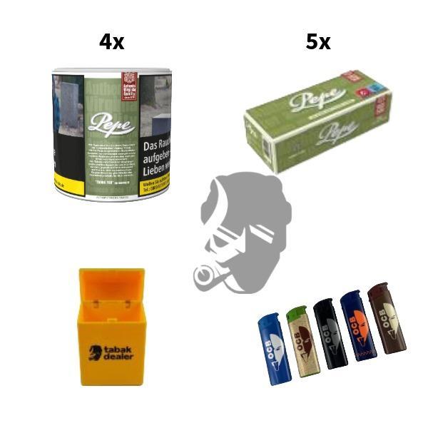 4x Pepe Rich Green Tabak 80g 4x Pepe Rich Green Tabak 80g