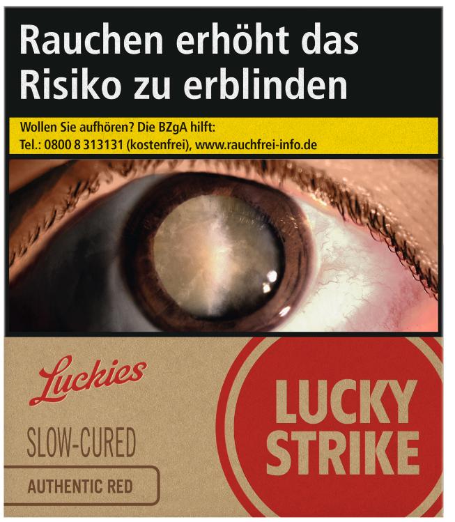 Lucky Strike Authentic Red Super 8 x 31 Zigaretten