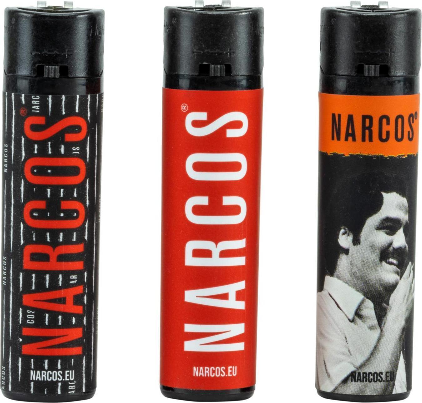 Narcos Mehrwegfeuerzeug Steinzündung Serie 3 