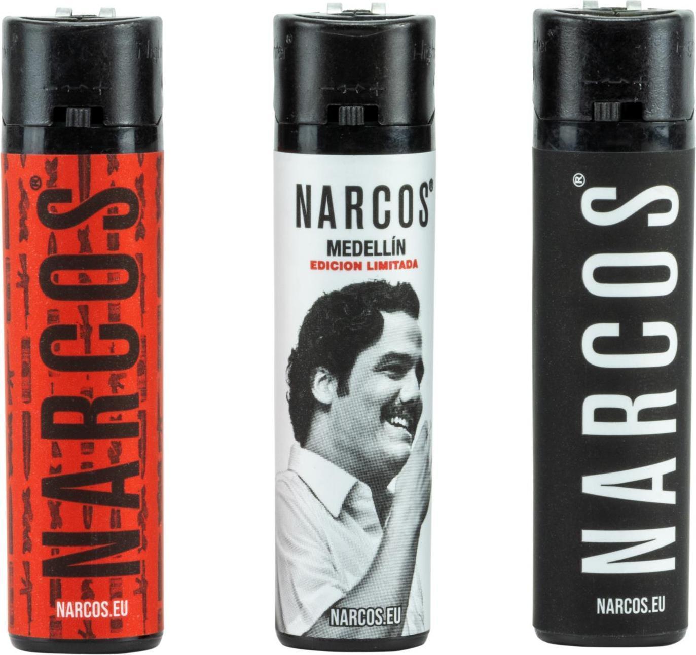 Narcos Mehrwegfeuerzeug Steinzündung Serie 1 