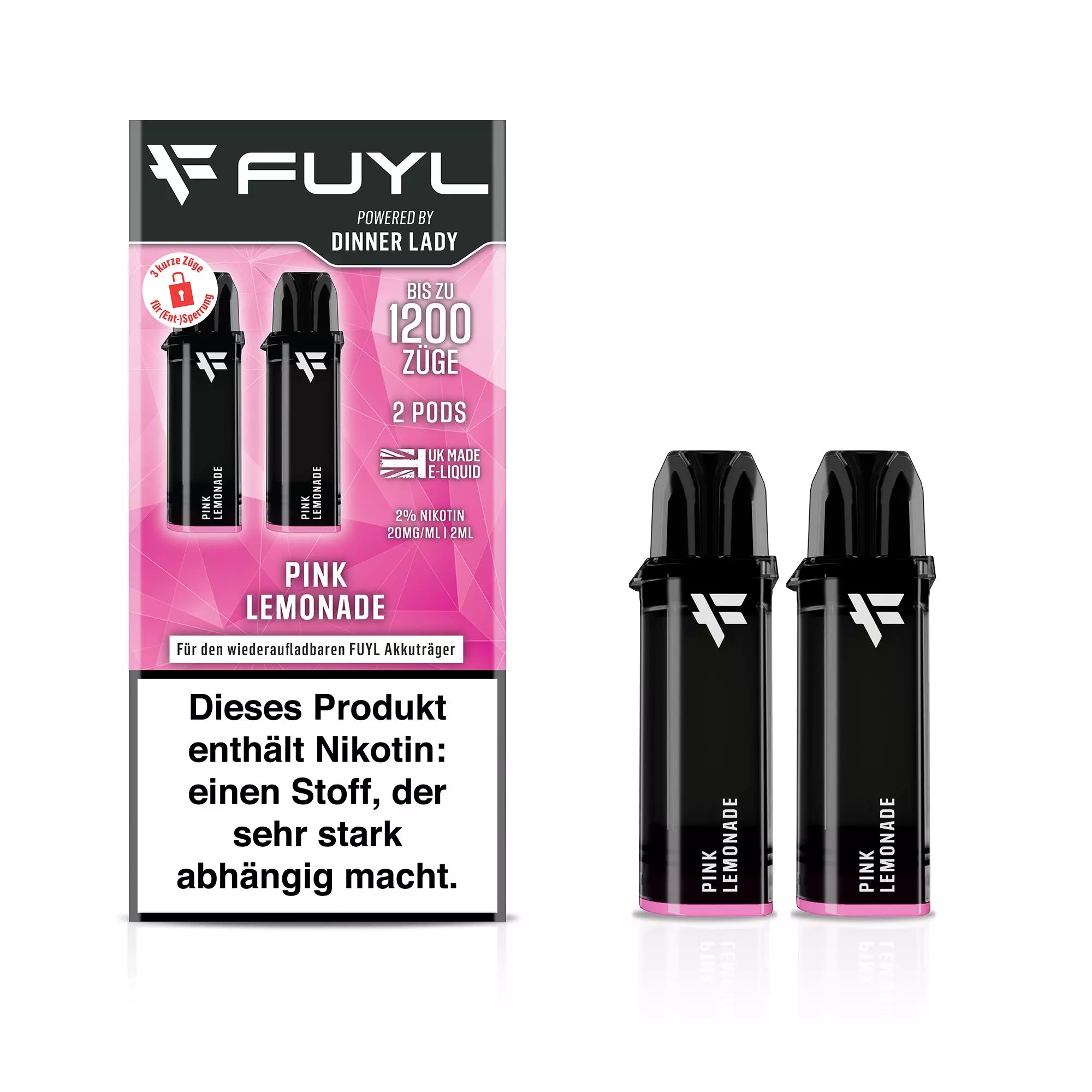 FUYL Pods Pink Lemonade 20mg/ml Nikotin 