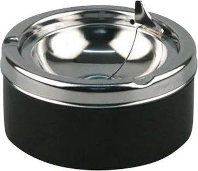 Kippascher Metall chrom/schwarz matt 11cm 1 Stück