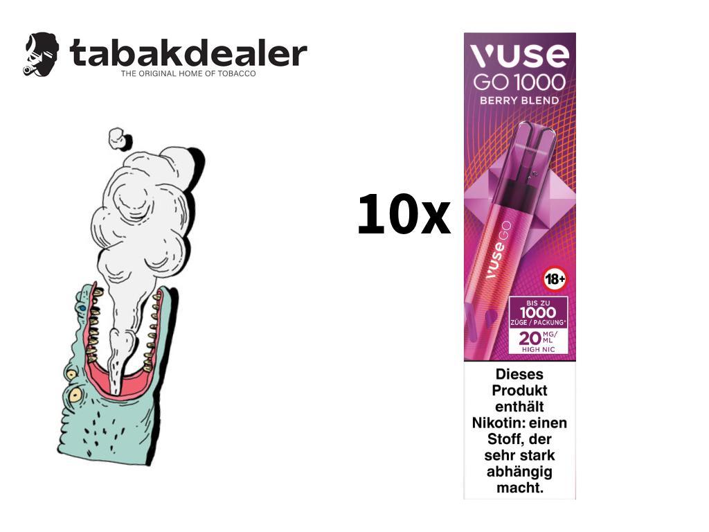 Vuse GO 1000 E-Shisha Berry Blend 10er 