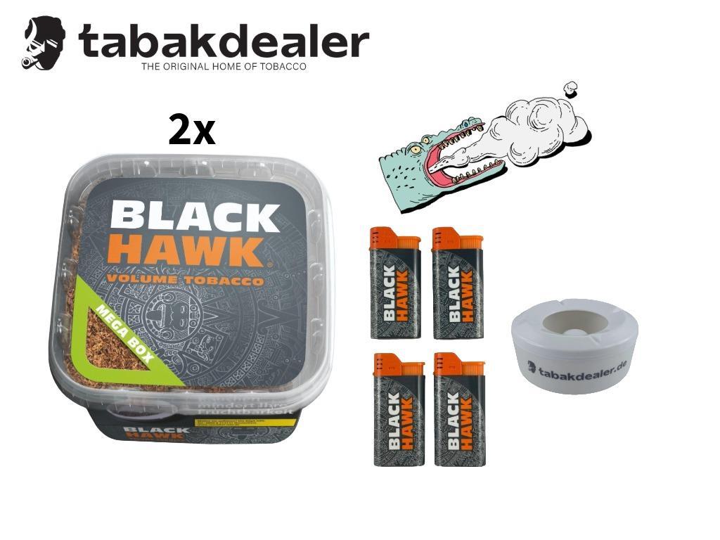 2x Black Hawk Mega Volumentabak 230g 2x Black Hawk Mega Volumentabak 230g