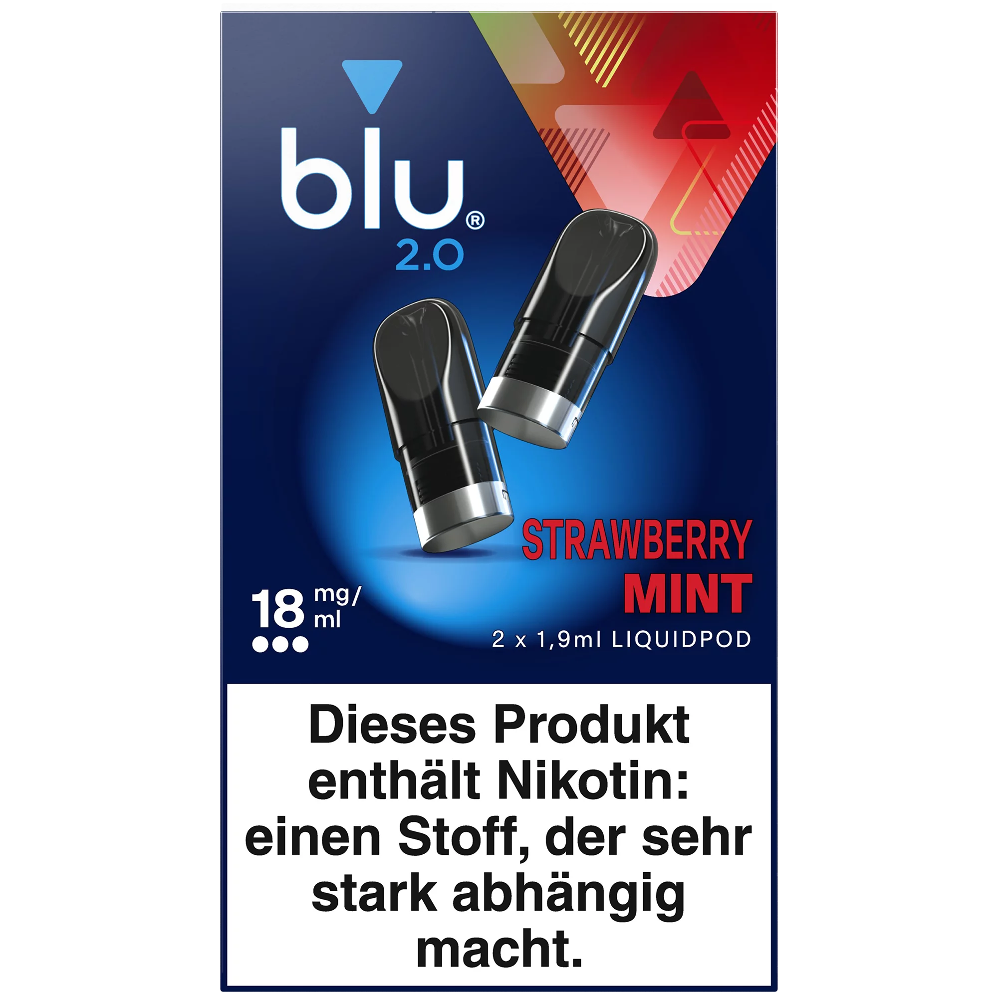 blu 2.0 Liquidpod Strawberry Mint 18mg/ml