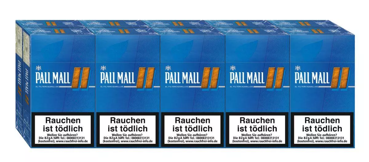 Pall Mall Blue Filtercigarillos 10 x 17 Zigarillos