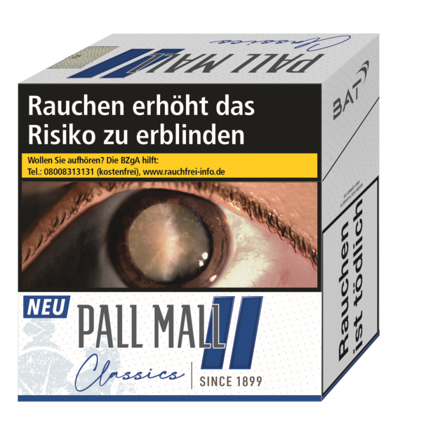 Pall Mall Classics Blue Hercules 3 x 60 Zigaretten Pall Mall Classics Blue Hercules 3 x 60 Zigaretten