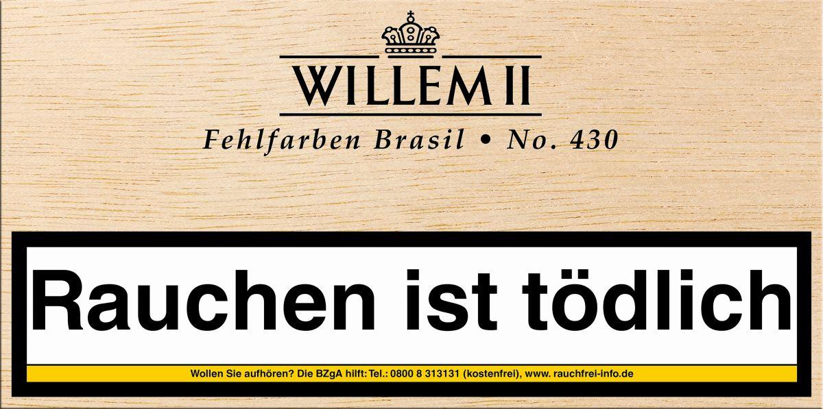 Willem II Fehlfarben 430 Brasil 1 x 100 Zigarillos