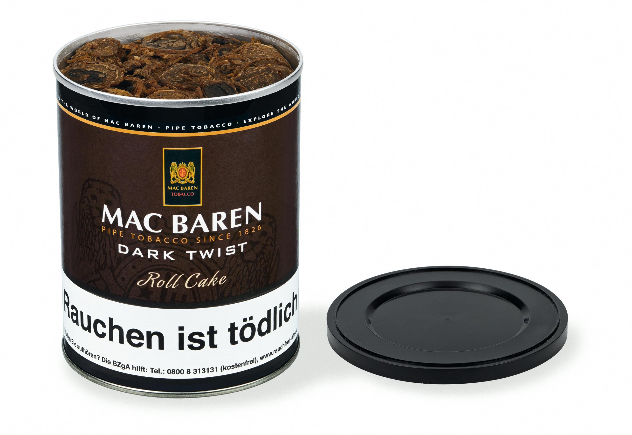 Mac Baren Dark Twist Pfeifentabak 1 x 250g Krüll