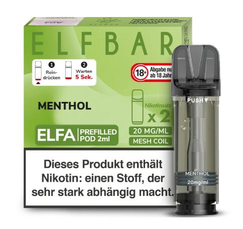 Elfbar Elfa Pod Menthol 20mg/ml