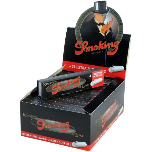 Smoking KS Deluxe + Filter Tips 33 x 24 Blättchen 24 St