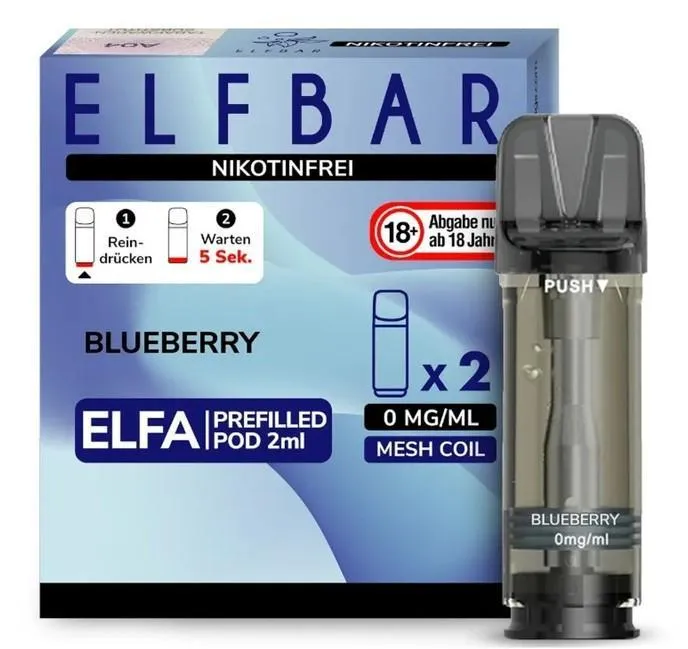 Elfbar Elfa Pod Blueberry 0mg/ml