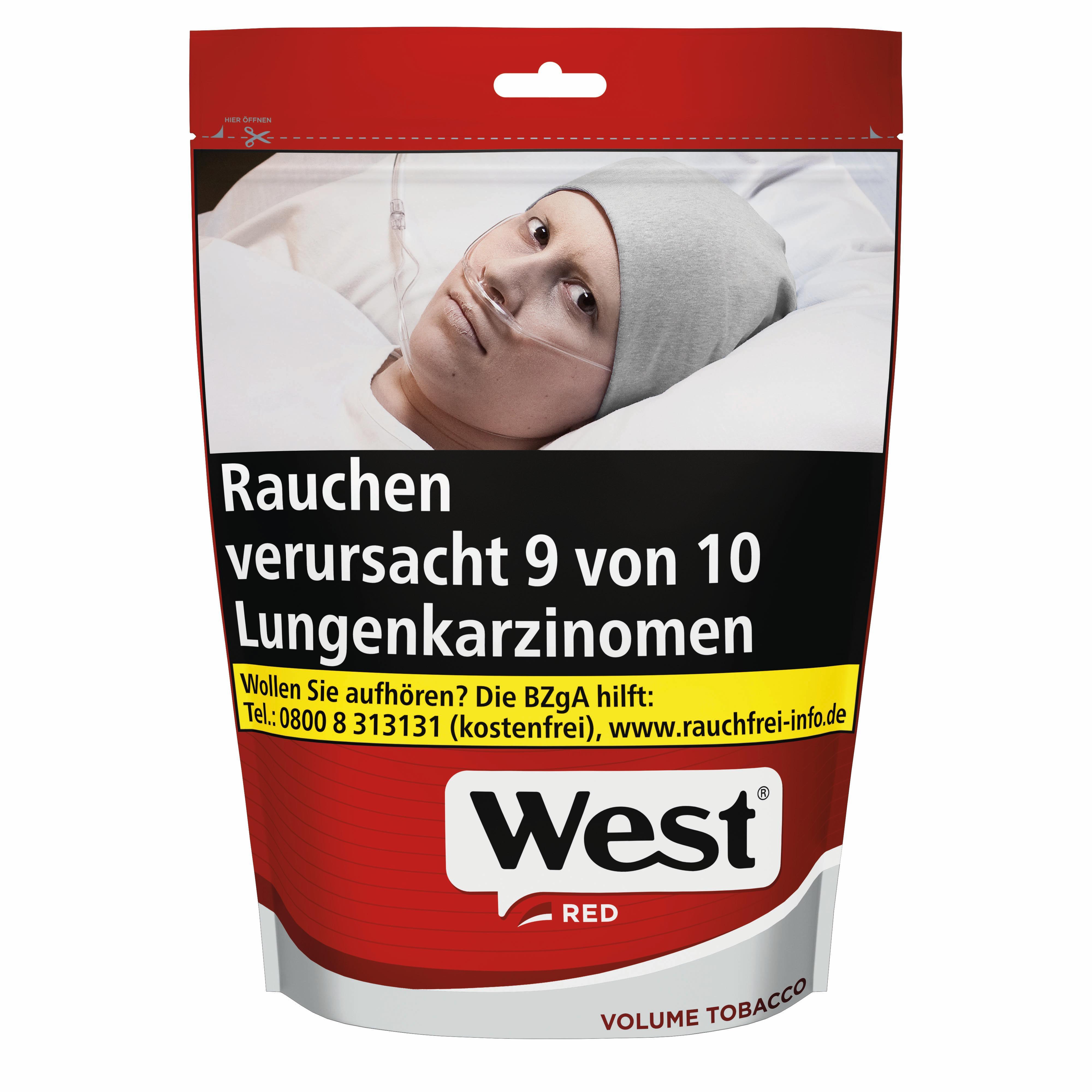 West Red Volumentabak 1 x 195g Tabak