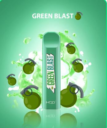 HQD E-Shisha Green Blast 18mg/ml Nikotin 1 St