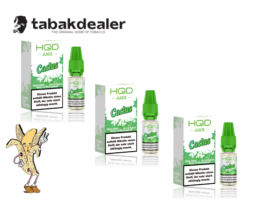 HQD Juice Cactus 18mg/ml 3er