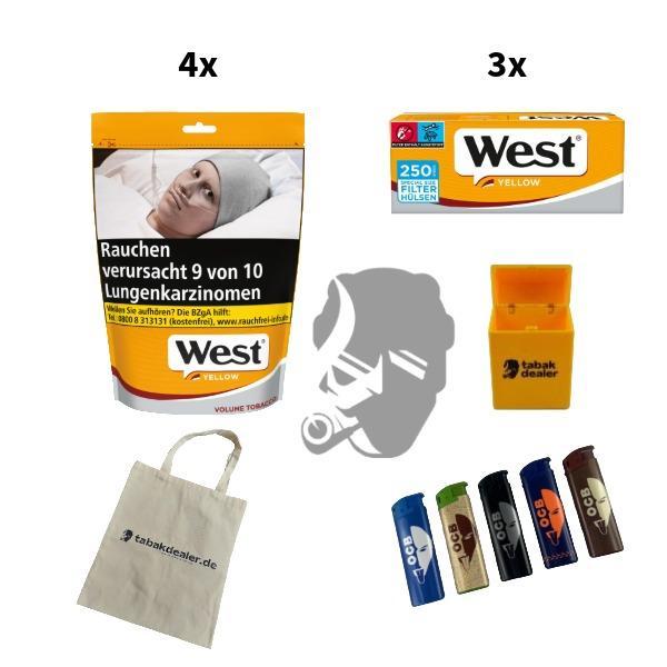 4x West Yellow Vol.Zip Bag 90g
