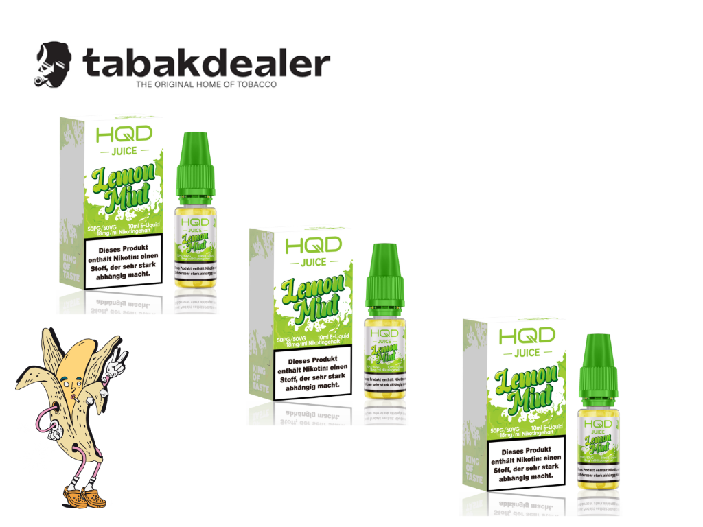 HQD Juice Lemon Mint 18mg/ml 3er