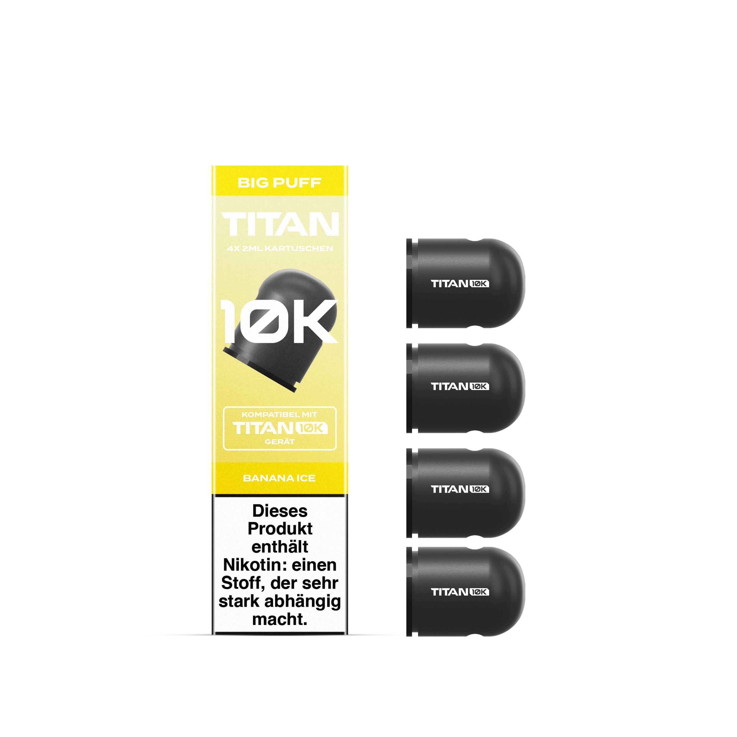 Titan 4 x 2ml Caps Banana Ice 20mg