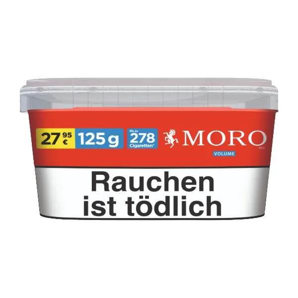 Moro Rot Volumentabak Mega Box 1 x 125g Tabak