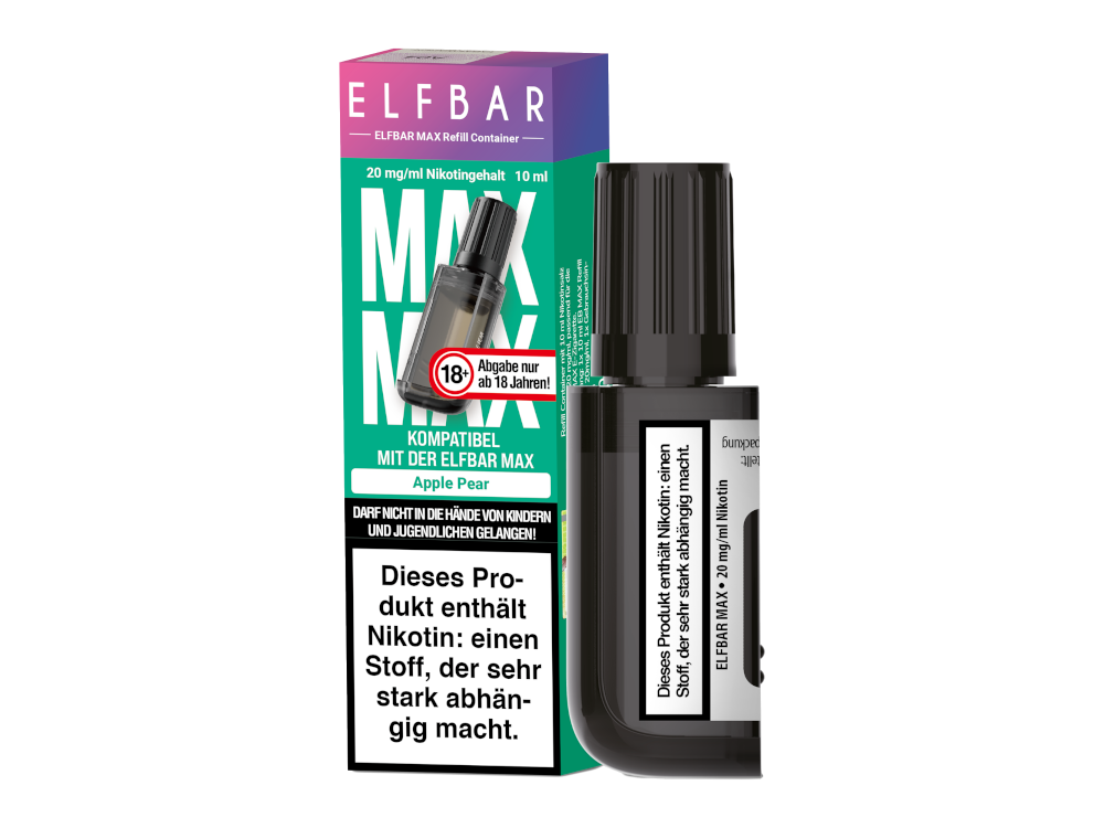 Elfbar MAX 10ml Refill Cont. Apple Pear