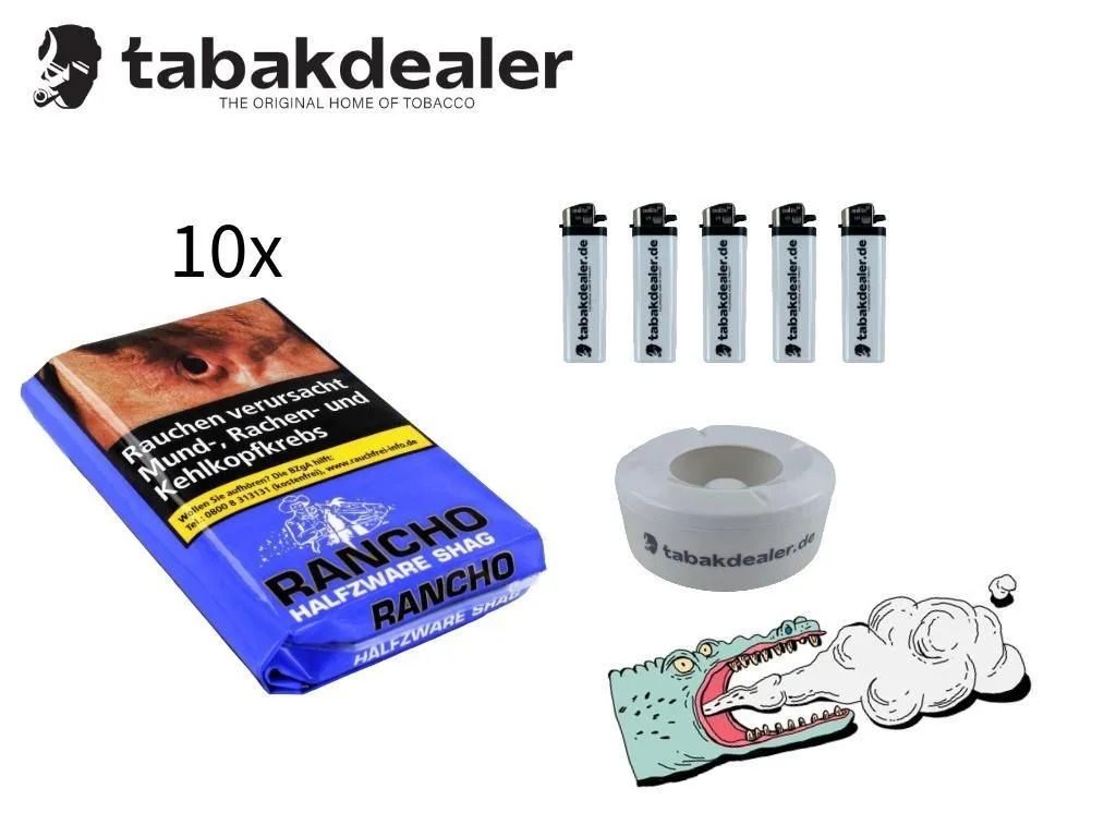 10x Rancho Halfzware 40g